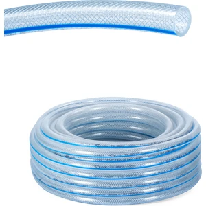 Süper Mavi Pvc Şeffaf Örgülü 1/2 (12.5 Mm) 100 Metre