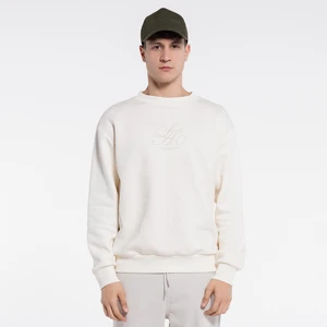 Friday Offset Dom Erkek Ekru Bisiklet Yaka Ekstra Oversize Sweatshirt - 3 Iplik