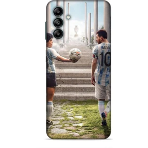 Samsung Galaxy A04S Room Futbolcular 24 Maradona Messi Darbe Emici Kılıf