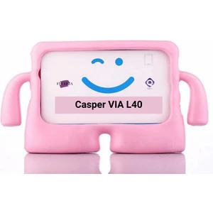 Casper Via L40-G 10.4 Inç Uyumlu Fuchsia Ibuy Standlı Eğlenceli Çocuk Ruhlu Tablet Kılıfı