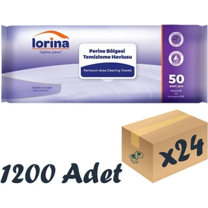 Perine Bölgesi Temizleme Havlusu 50’li 24 Paket 1200 Adet