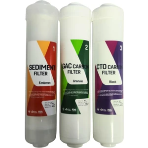 Lg Ihlas Lg Aura Cebilon Silver Plus Uyumlu Arıtma Cihazı 3'lü Filtre Seti