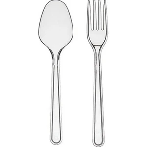 Yön Ambalaj Plastik Çatal Kaşık Set 100 Lü