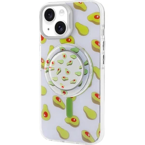 Case 4u Apple iPhone 15 Kılıf Magsafe Şarj Özellikli Tak-Çıkar Pop Soketli Tiktok Kapak Yeşil