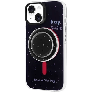 Case 4u Apple iPhone 15 Kılıf Magsafe Şarj Özellikli Tak-Çıkar Pop Soketli Tiktok Kapak Turuncu