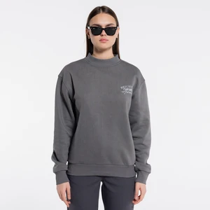 Friday Offset Jonnie Kadın Koyu Gri Bisiklet Yaka Ekstra Oversize Sweatshirt - 3 Iplik