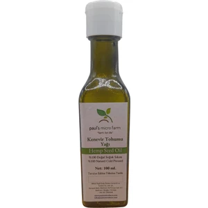 Pauls Micro Farm Kenevir Yağı / Hemp Oil 100 ml