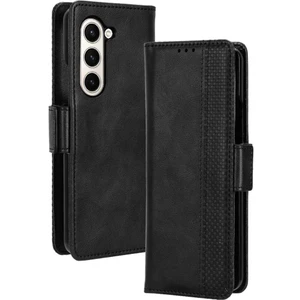Manyi Mall Samsung Galaxy Z Için Kılıf Fold 5 5g Pu Deri Manyetik Kapatma Cüzdan (Yurt Dışından)