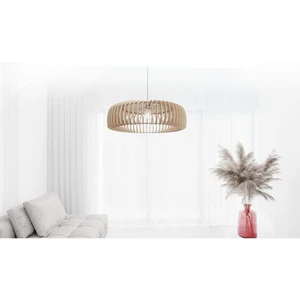 Ferisa Home Modern Ahşap Arven Avize Rustik Sarkıt Avize Salon Avize