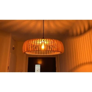 Ferisa Home Modern Ahşap Arven Avize Rustik Sarkıt Avize Salon Avize