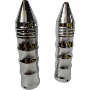 Motosiklet Nikel 4 Parmak Sivri Elcik (Pvc) Gaz Borusu Dahil