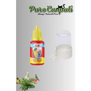 Purecanpati Multisol Kuş Vitamini + Ilaç Suluğu