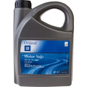 Opel 5W30 Dexos 2 4l Partiküllü Orjinal Motor Yağı