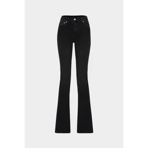 Açelya Okcu High Waist Flare Leg Full Length Stretc Jean