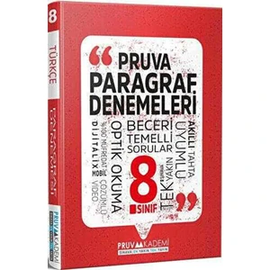 Bilfen Yayınları Pruva 8. Sınıf Paragraf Denemeleri