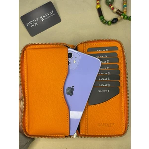Sanat Leather SL-616TC  Deri Telefon Cüzdanı Sanat Leather