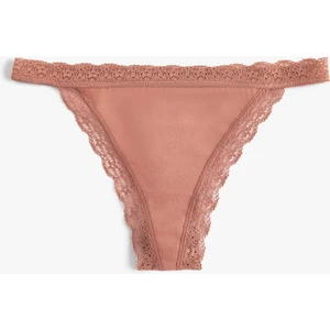 Dantelli Tanga Külot Pamuklu