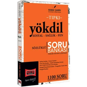 Yargı Yayınevi 2024 Tıpkı YÖKDİL Sosyal - Sağlık - Fen Sözlüklü Tamamı Detaylı Çözümlü Soru Bankası