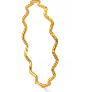 22 Ayar 10 Gram Ajda Dalgalı Simli Bilezik