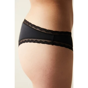 Easy Micro Lace Siyah Brazilian Külot