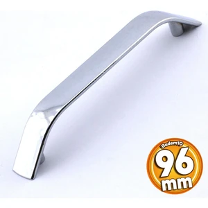 Alara Kulp Mobilya Mutfak Dolabı Çekmece Dolap Kulpları Kapak Kulpu Kulbu Krom Renk 96 mm Metal