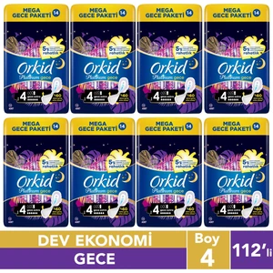 Platinum Hijyenik Ped Gece Extra 112 Adet Anne Kız Paketi (56X2)