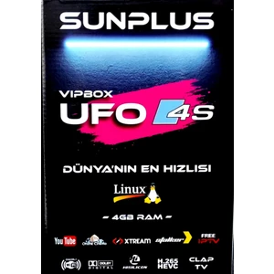 Vipbox Ufo 4s 4gb Ram Uydu Alıcısı