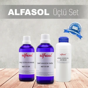 50 gr Anason Yağı + 10 gr Yaş Üzüm + 250 gr Gliserin