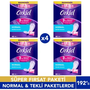 Liner Günlük Ped Tekli Paketlerde 4 x 48
