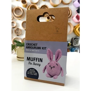 Hello Tığ Işi Mini Amigurumi Kiti - Tavşan Muffin