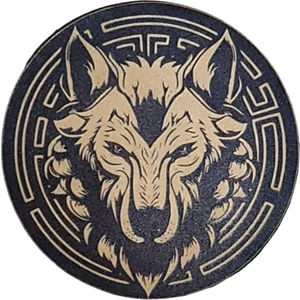 Seyhan Askeri Malzeme Kurt Deri Peç - Arma - Wolf Leather Patch