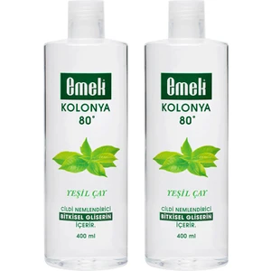 Gliserinli Kolonya Yeşil Çay 2 Adet 400 ml