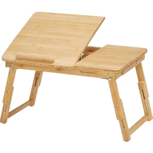 Bambu Laptop Standı Yükseltilebilir Ders Çalışma Masası Çocuk Çalışma Sehpası Yatak Sehpası Ders Masası Yb