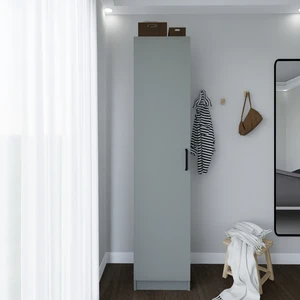 Yaman Luna Tek Kapaklı 4 Raflı Çok Amaçlı Mutfak Kiler ve Banyo Dolabı