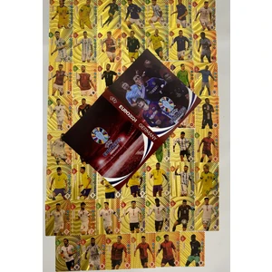 Abetto Market Futbolcu Kartı Gold Esnek Kart 55 Adet ve Futbolcu Kart Albümü