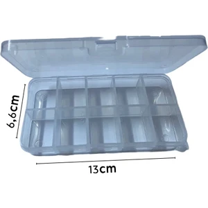 Leon Ars Leonars Organizer Kutu 10 Bölmeli (13CM*6,6CM) Boncuk Takı