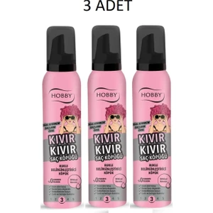 Kıvır Kıvır Saç Köpüğü, Bukle Zenginleştirici 150 ml x 3ADET