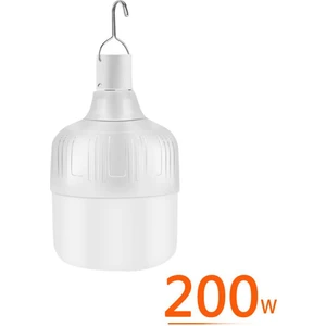 Dış Mekan Durak Lambası Flaş Lambası USB Şarj Edilebilir Ampul LED Acil Durum Ampul Işığı Taşınabilir El Fenerleri (Yurt Dışından)