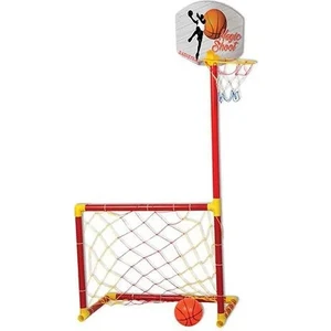 Portatif Çocuk Futbol Kalesi-Basket Potası 2'li Set