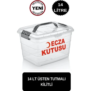 Kızılay Logolu Ecza Kutusu 14 Lt Ecza Dolabı Çantası Ilaç Kutusu Ilaç Saklama Kabı Kutusu Dolabı