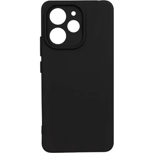 Case 4u Xiaomi Poco M6 Pro 5g Uyumlu Kılıf Kamera Korumalı Mat Renkli Yumuşak Kalın Sağlam Silikon Kılıf Biye Siyah