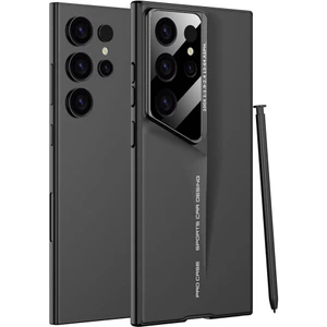 Case 4u Galaxy S24 Ultra Kılıf Ultra Ince Kameralı Korumalı Sert Rubber Procase Kapak Siyah