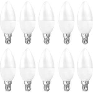 7W E14 Duy LED Mum Ampul Beyaz Renk 6500 Kelvin 630 Lümen 10 Adet