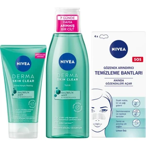 Derma Skin Clear Peeling 150 Ml,Tonik 200 Ml Cilt Temizleyici Bant
