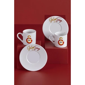 Galatasaray Lisanslı El Yazılı 2'li Kahve Fincan Takımı
