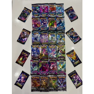 Abetto Market Pokemon Oyun Kart Seti 8 Seri Bir Arada 32 Paket Oyun Kartı