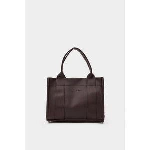 Bonnie Suni Deri Acı Kahve Tote Bag