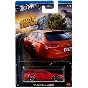 Hot Wheels Oyuncak Araba Audi RS 6 Avant 1:64 Ölçekli Kırmızı Diecast Malzeme ile Üretildi