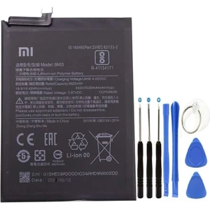 Xioami Redmi Note 9 Pro Pil Batarya BN53 + Tamir Set 5020 Mah