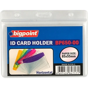 Korumalı Kart Poşeti Yatay Şeffaf 85X55MM 10'lu Poşet